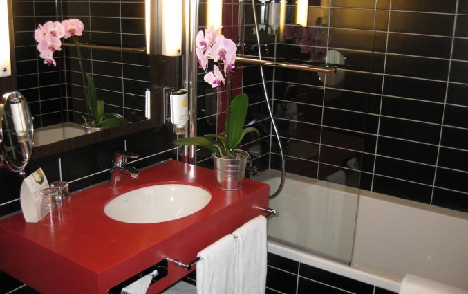 Badkamer van hotel Best Western Plus Amedia Art in Salzburg